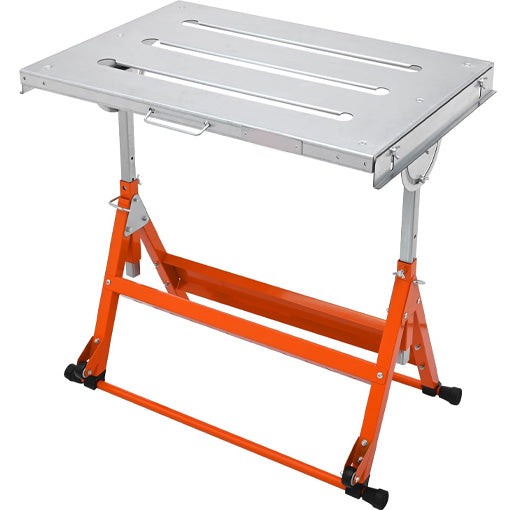 Adjustable Welding Table with Wheels
