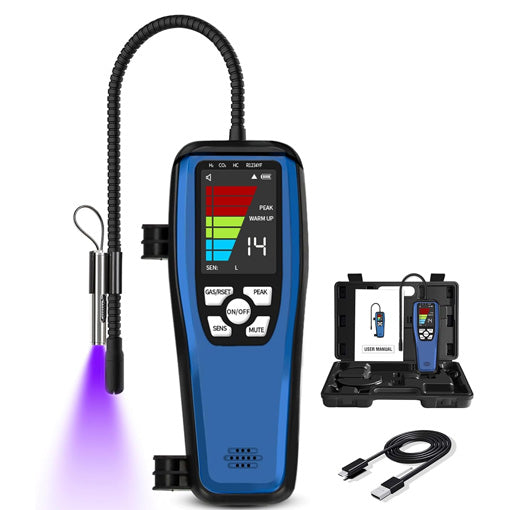 Rechargeable HVAC Refrigerant Leak Detector
