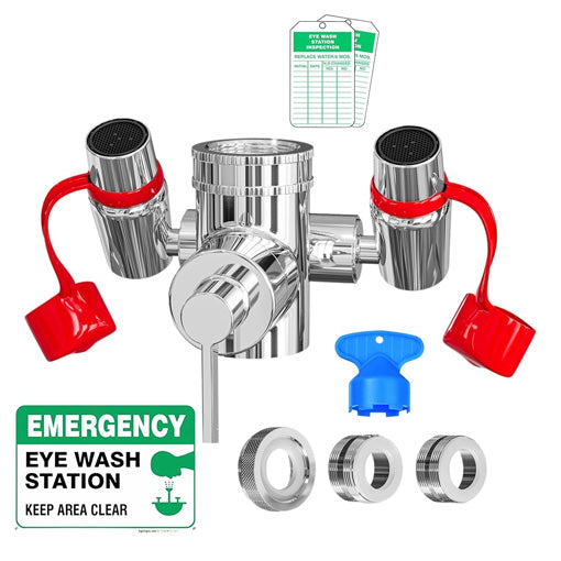 Faucet Eyewash Station Attachment