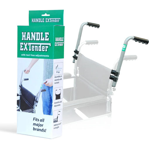 Push Wheelchair Handle Extender