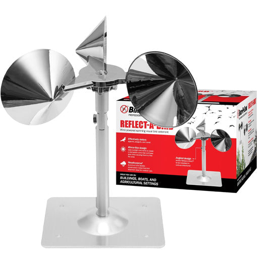 Reflective Spinning Bird Deterrent