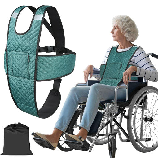 Wheelchair Seatbelt with Pocket