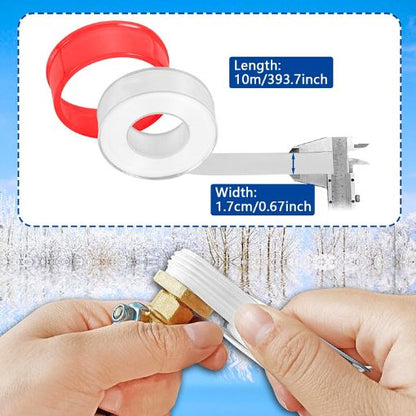 RV Winterize Blowout Adapter with Shut-off Valve Kit