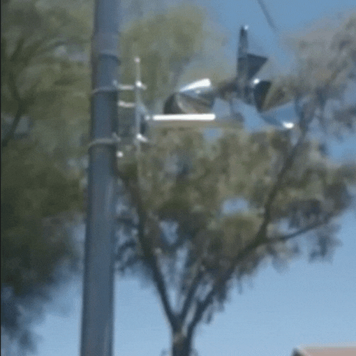 Reflective Spinning Bird Deterrent