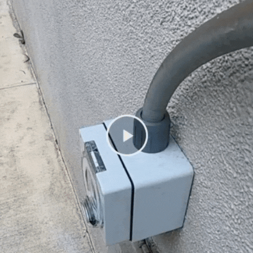 Weatheproof RV Power Outlet Box