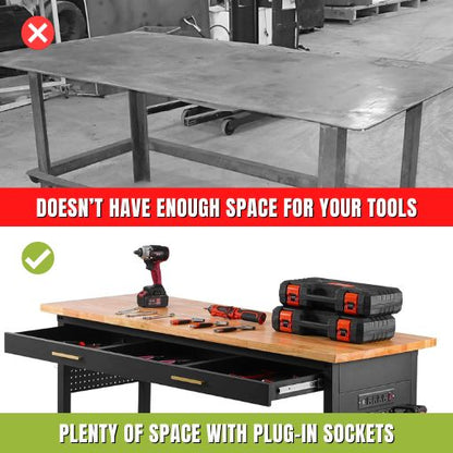 60" Adjustable Workbench