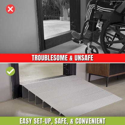 Adjustable Door Threshold Ramp