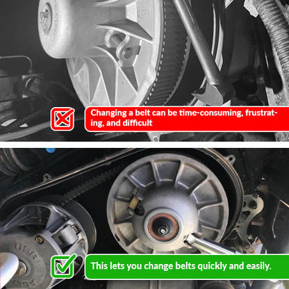 Belt Changing Tool with Clutch Cover Removal Tool Kit