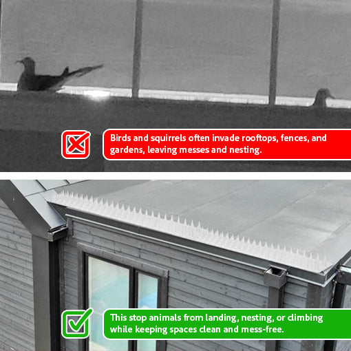 Clear PVC Bird Spike Strips