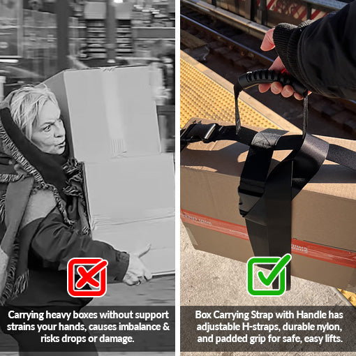 Box Carrying Strap with Handle