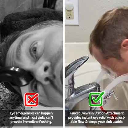 Faucet Eyewash Station Attachment