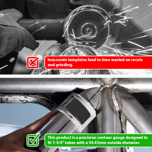 Contour Gauge Pipe & Tube Fitting Tool