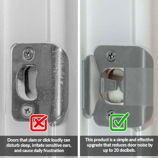 Door Silencer Strike Plate