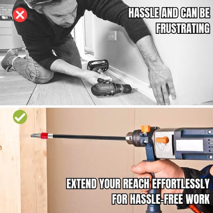 Quick Release Drill Extension Bit Holder Set