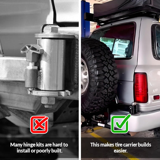 Tire Carrier Hinge Kit
