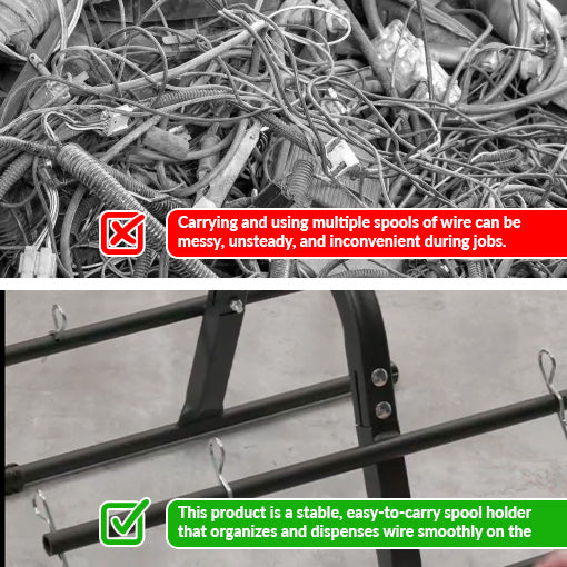 Wire Spool Hand Caddy