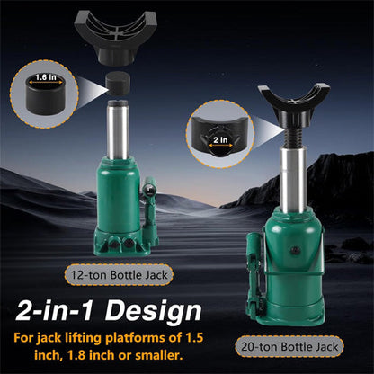 2-in-1 Bottle Jack Adapter Lifting Saddle