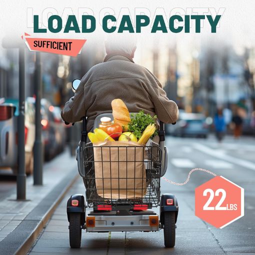 Mobility Scooters Folding Rear Basket