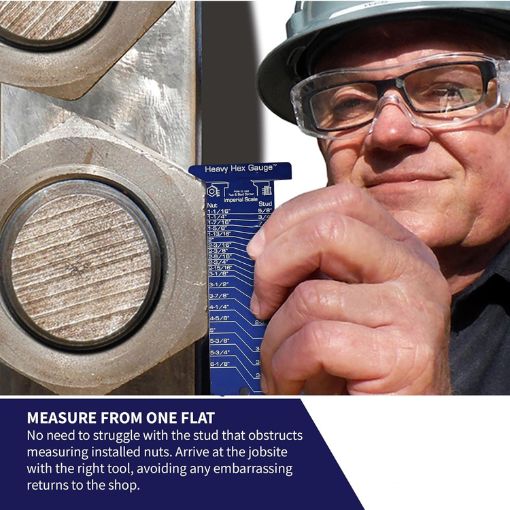 Nut & Bolt Size Measurement Pocket Tool