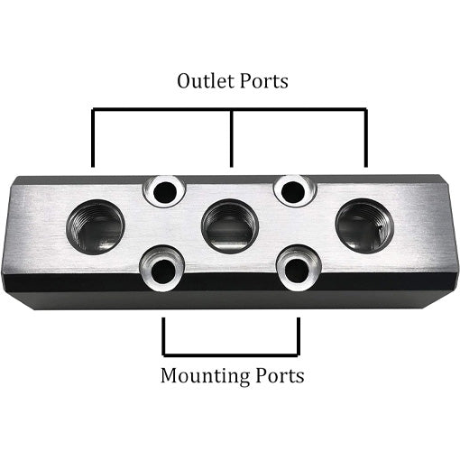 Pneumatic Manifold Air Distribution Block