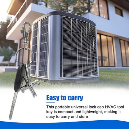 Universal HVAC Refrigerant Locking Cap Key