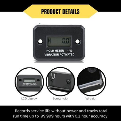 Vibration Activated Hour Meter