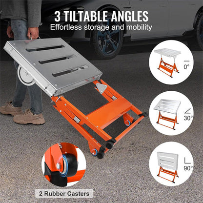 Adjustable Welding Table with Wheels