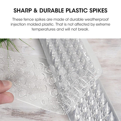 Clear PVC Bird Spike Strips