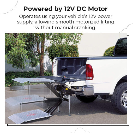 Motorized Truck Hitch Lift Mount