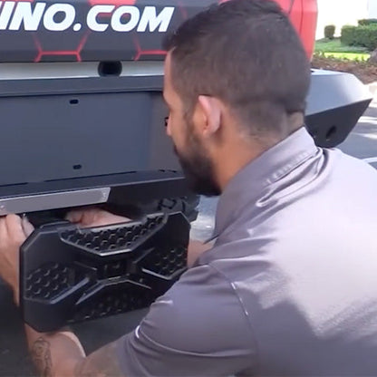 Flip-Down Bumper Hitch Step