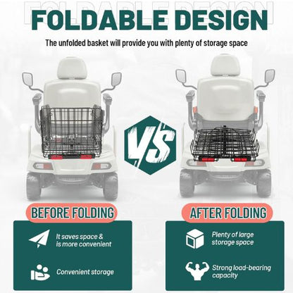 Mobility Scooters Folding Rear Basket
