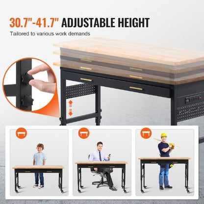 60" Adjustable Workbench