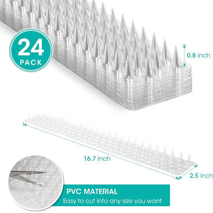 Clear PVC Bird Spike Strips