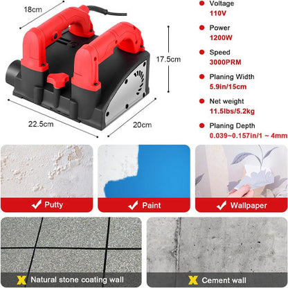 Electric Wall Planer