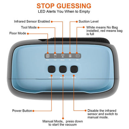 Touchless Automatic Vacuum Dustpan