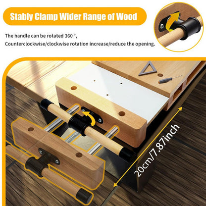 Hard Wood Workbench Desktop Woodworking Vise
