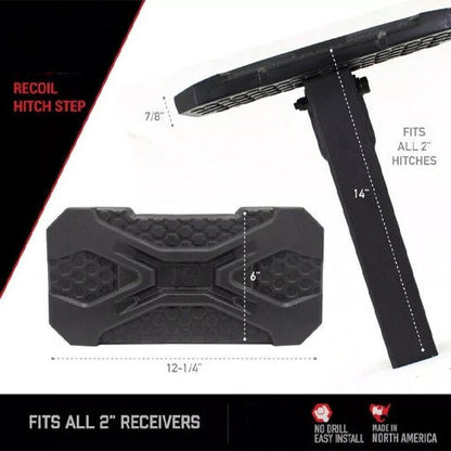 Flip-Down Bumper Hitch Step