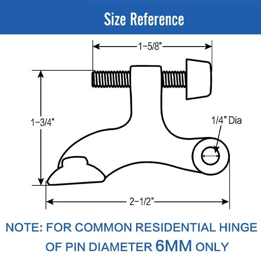 Hinge Pin Door Stopper