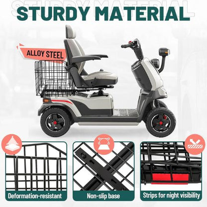 Mobility Scooters Folding Rear Basket