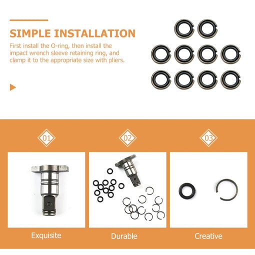 O-Ring & Retaining Ring Installation