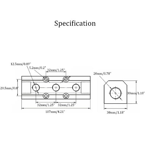 Pneumatic Manifold Air Distribution Block
