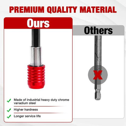 Quick Release Drill Extension Bit Holder Set