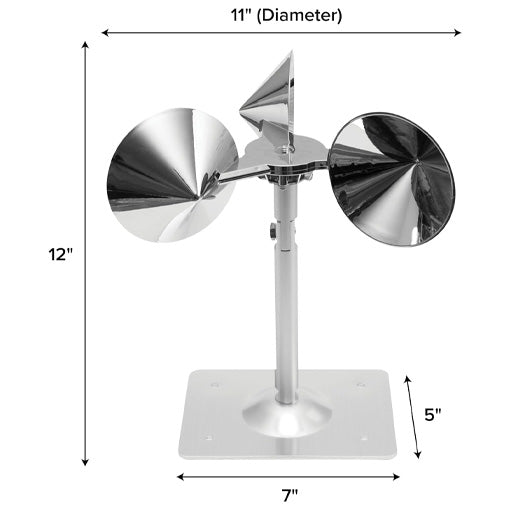 Reflective Spinning Bird Deterrent