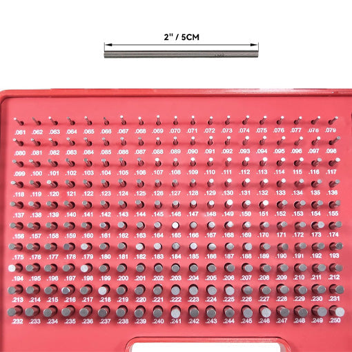 Steel Pin Gauge Set