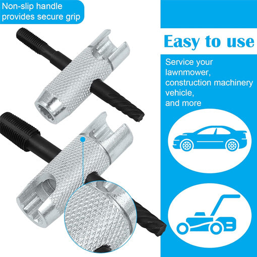 4 Way Zerk Grease Fittings Removal Tool