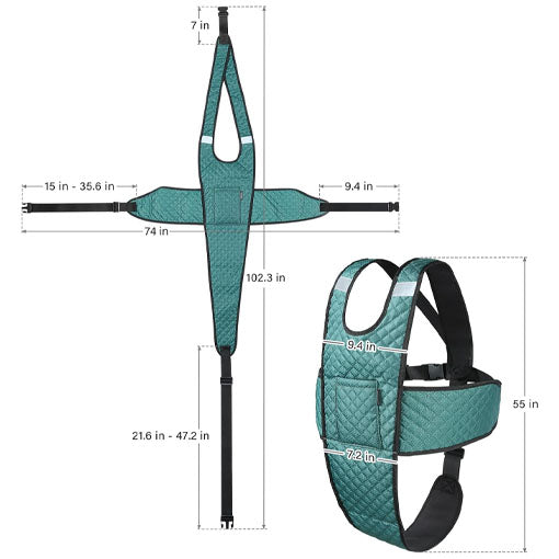 Wheelchair Seatbelt with Pocket