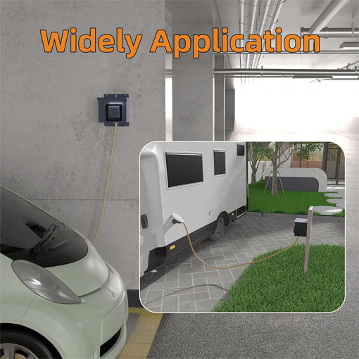 30 Amp RV Power Outlet Box with Breaker