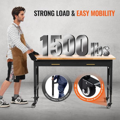 60" Adjustable Workbench