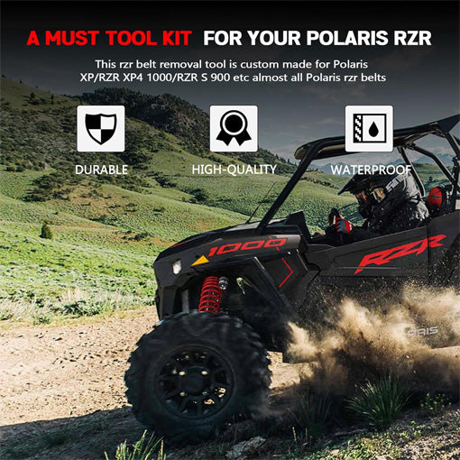 Belt Changing Tool with Clutch Cover Removal Tool Kit