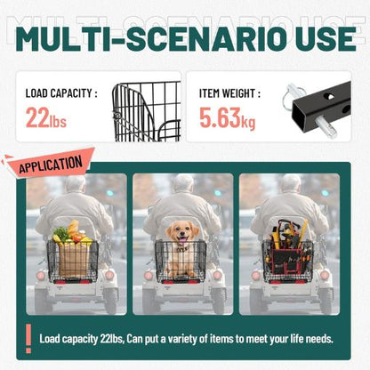 Mobility Scooters Folding Rear Basket